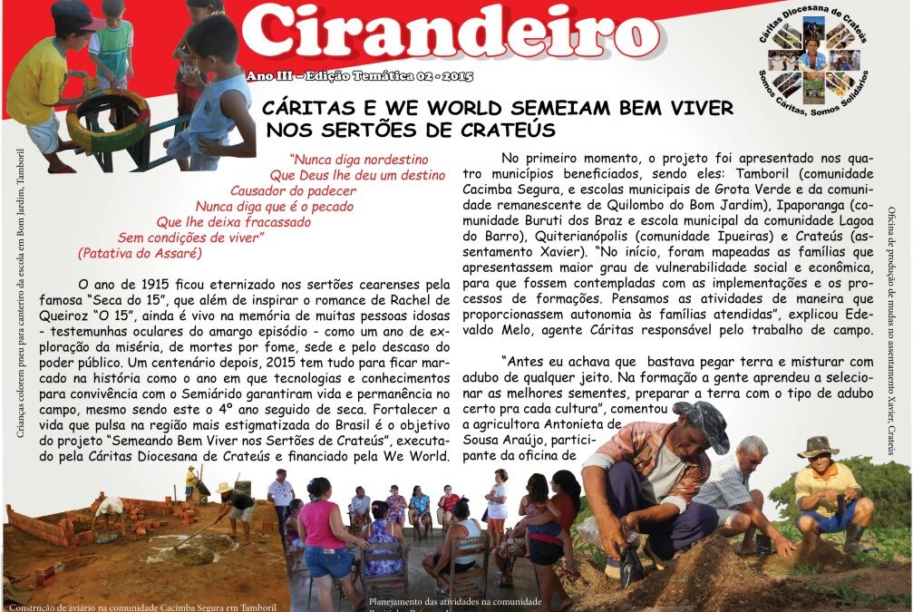 CÁRITAS E WE WORLD SEMEANDO BEM VIVER NO SERTÃO DE CRATEÚS