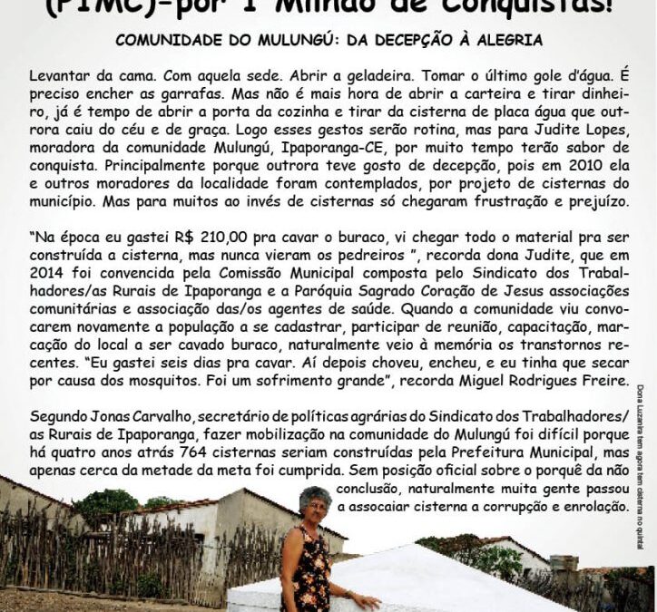 CIRANDEIRO TEMÁTICO PROGRAMA 1 MILHÃO DE CISTERNAS