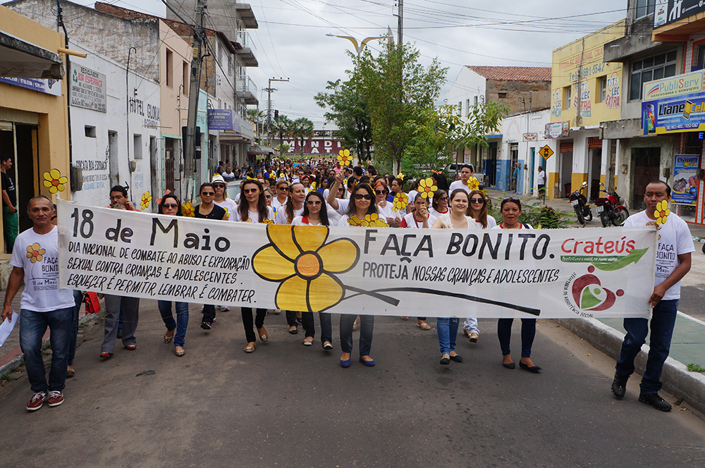 CÁRITAS PARTICIPA DO “18 DE MAIO” EM CRATEÚS