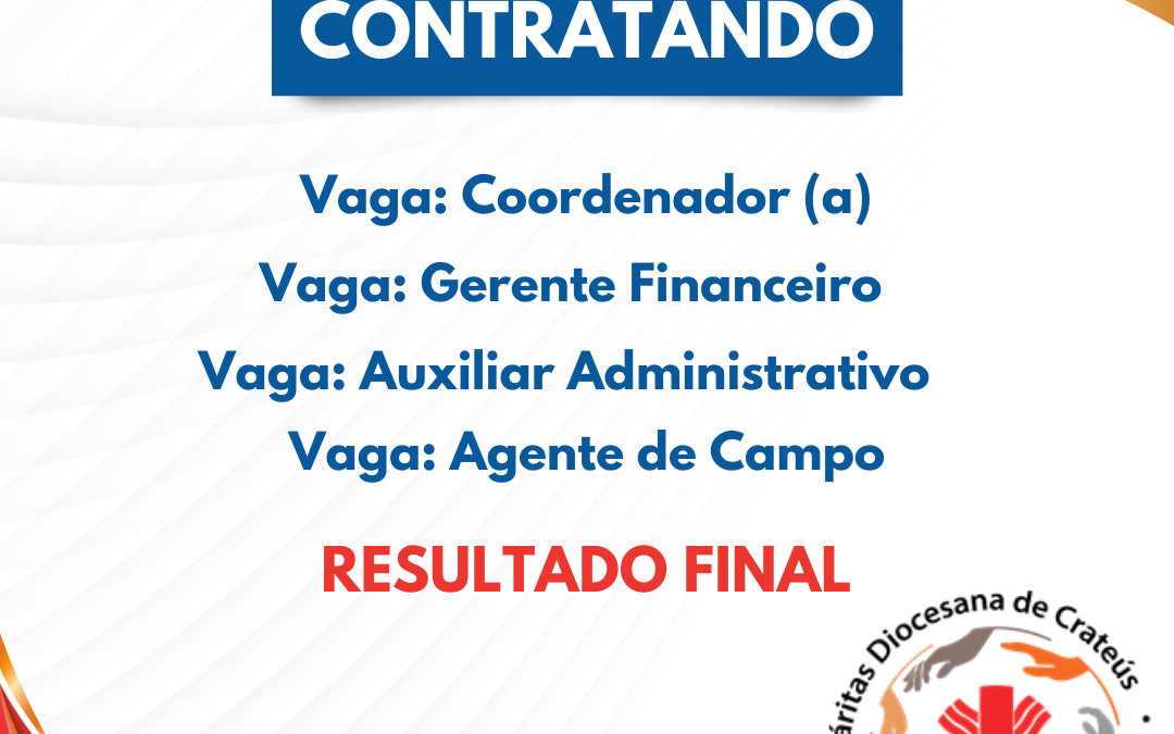 RESULTADO FINAL-SELEÇÃO PROJETO CEARÁ SEM FOME
